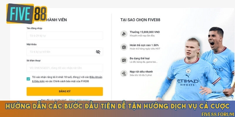 Hướng dẫn chi tiết các bước cho người lần đầu đăng kí